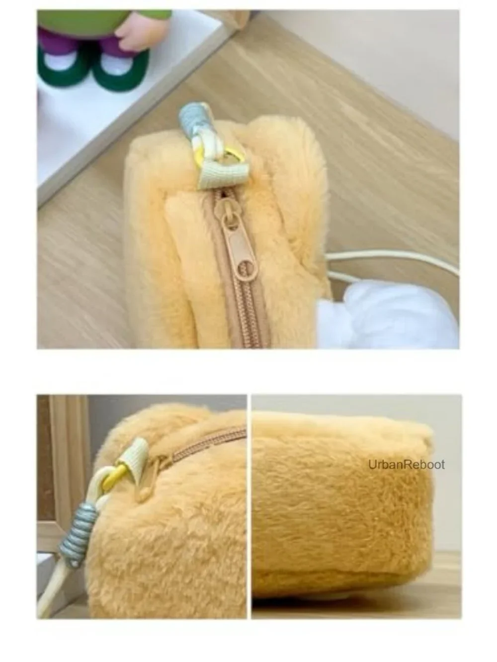 Plush Teddy Bear Crossbody Bag Mini Shoulder